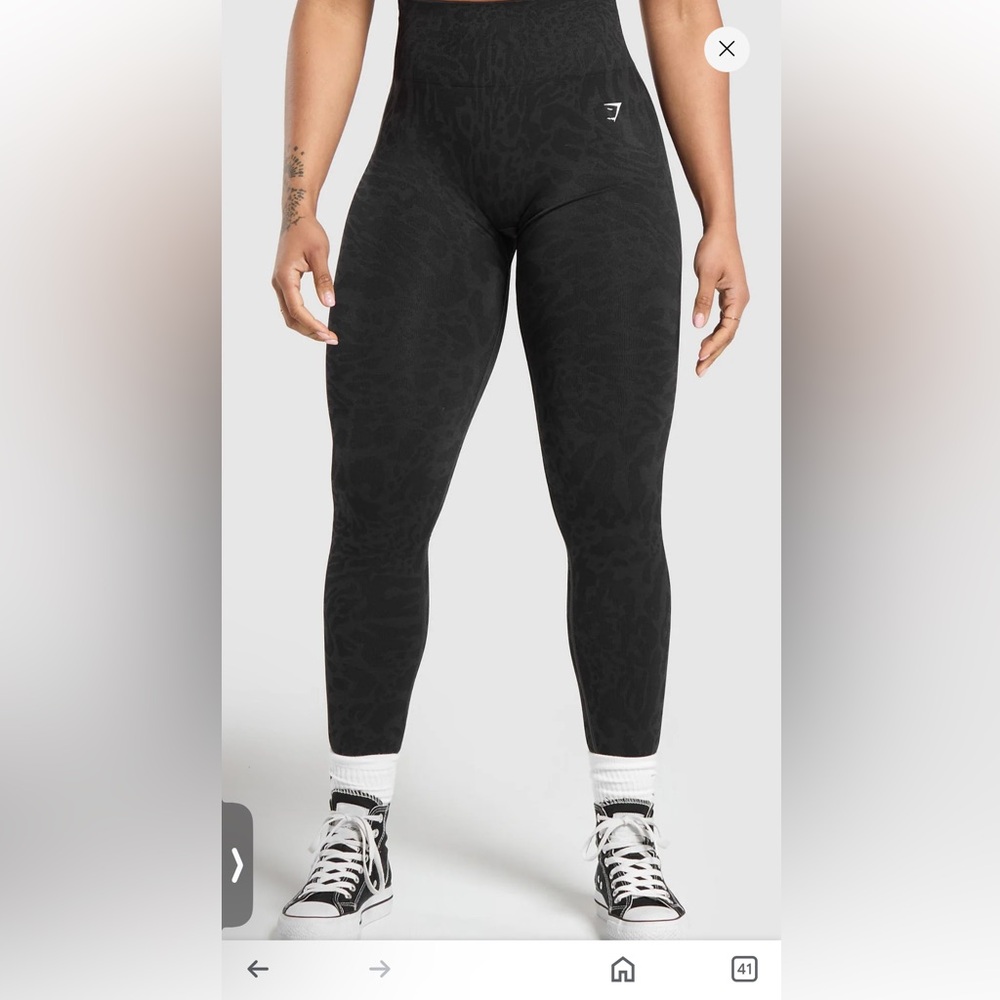 GYMSHARK ADAPT CAMO SEAMLESS LEGGINGS XL
